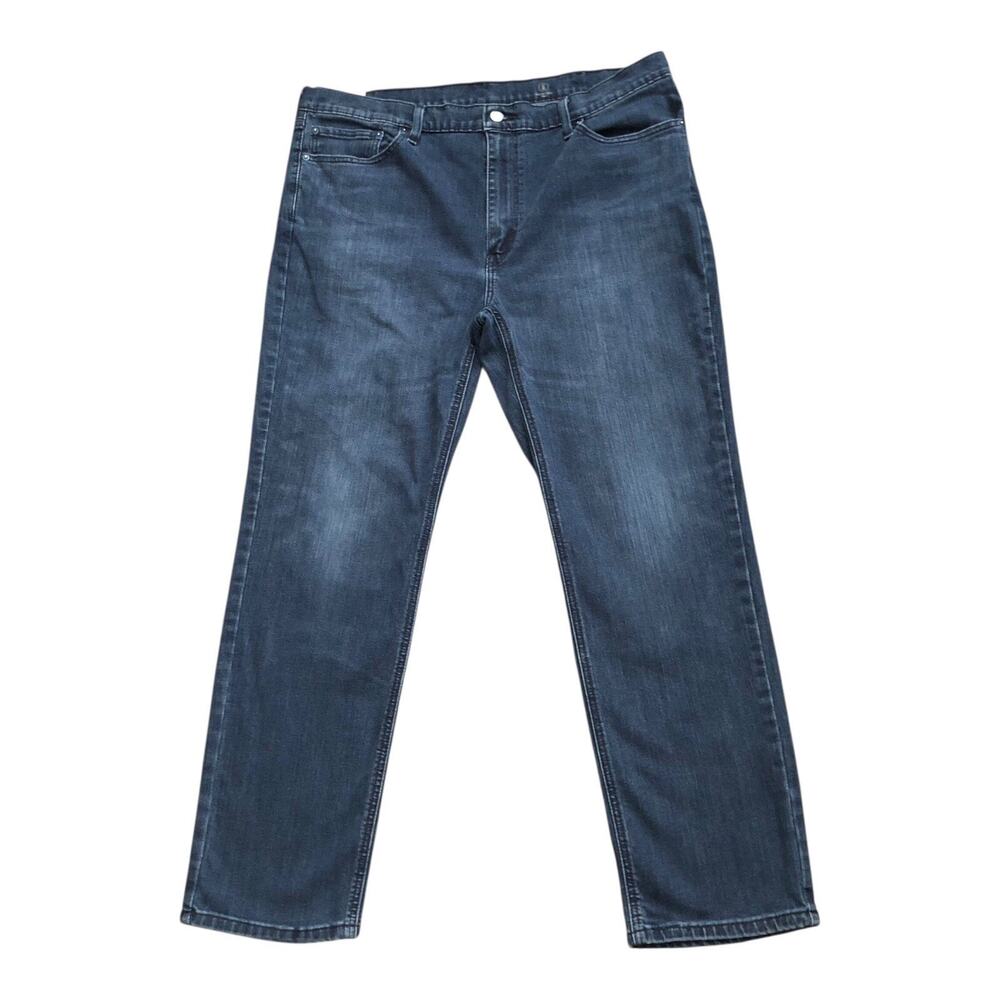 Levis 541 Athletic Taper All Seasons Tech Blue Jeans Size 40 x 30.5 Dark Wash